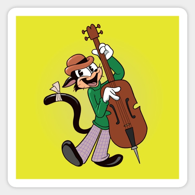 Katnip Kollege Sticker by JoTheZette